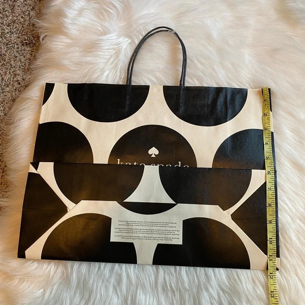 Kate Spade polka dot paper bag
